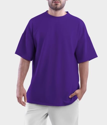 OVER SIZE Purple Tshirt | IZO Stores