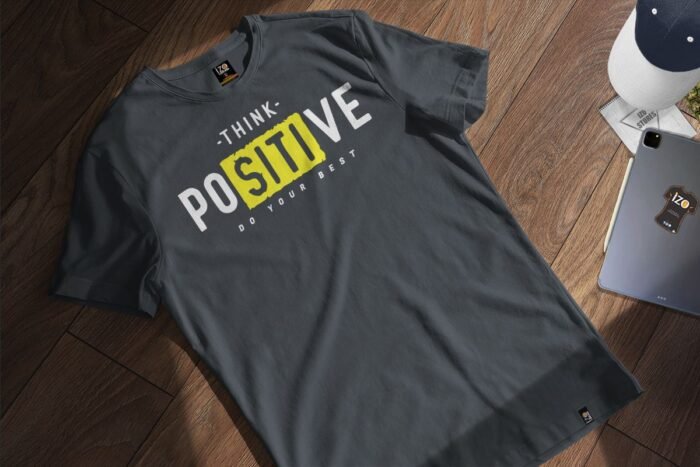 WhatsApp Image 2025-03-18 at 1.56.49 PM (1) Think positive - Dark Gray | IZO Stores