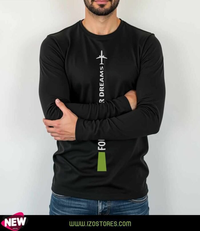 WhatsApp Image 2025-03-24 at 3.27.22 PM Follow dream LongSleeve T-shirt Black | IZO Store