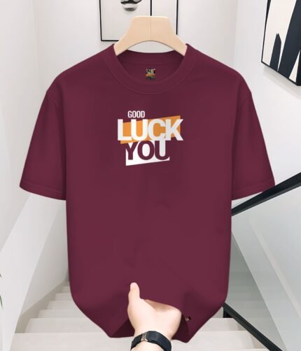 Good luck dark red - Over Size | IZO Stores