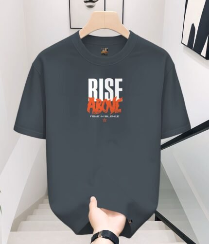 Rise above Dark Gray - over size | IZO Stores