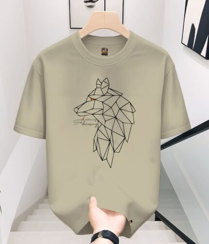 Wolf face Beig - Over Size | IZO Stores