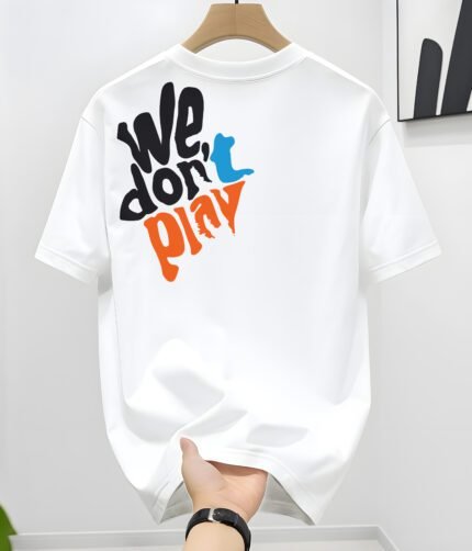 We dont play White - Over Size | IZO Stores