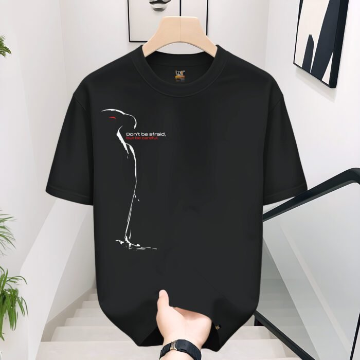 Dont be afraid face black Dont be afraid Black - Over Size | IZO Stores