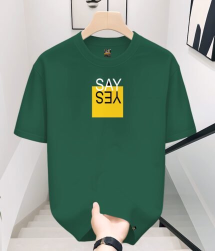 Say yes dark green - Over Size | IZO Stores