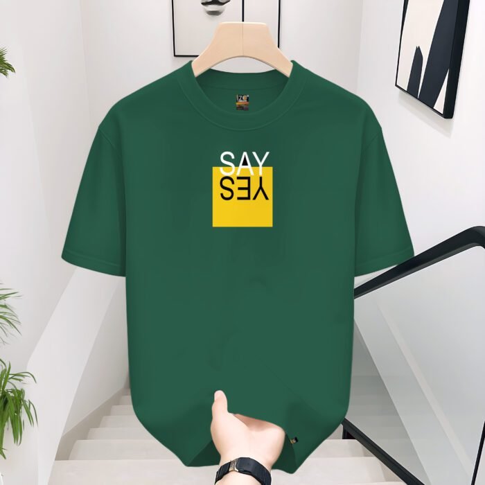 Say yes dark green face