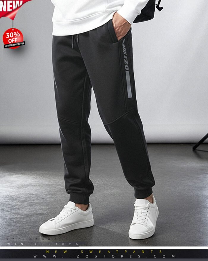 Black Elastic swetapants