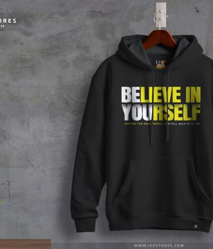 Belive Black - Hoodie for Men | IZO Store