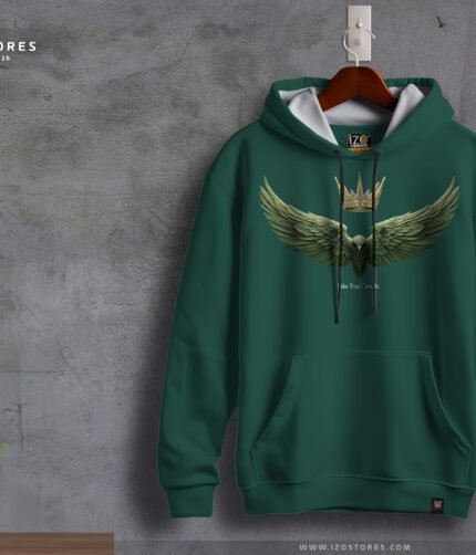 Crown Dark Green - Hoodie for Men | IZO Store