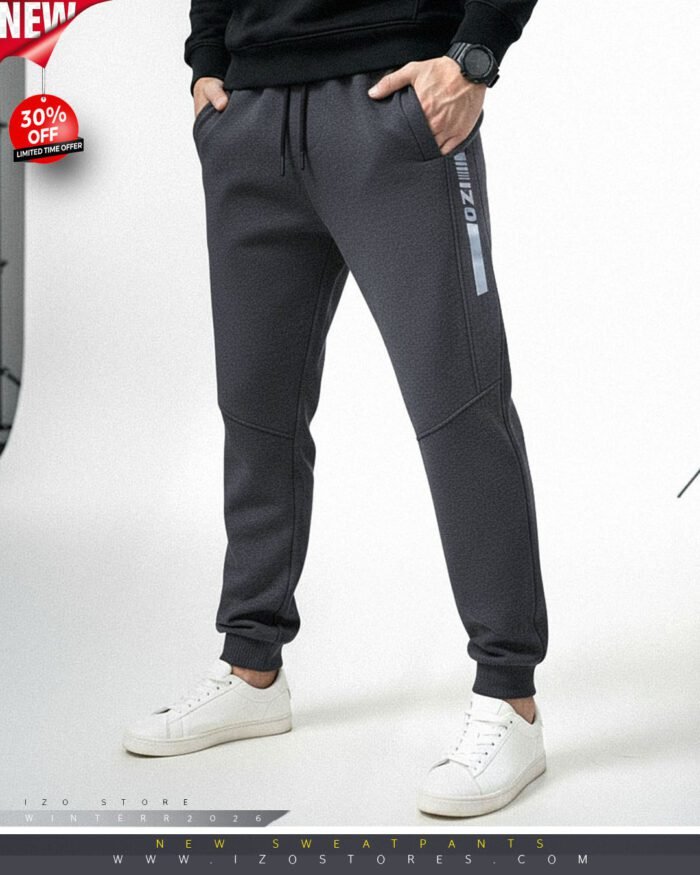 Dark gray Elastic swetapants