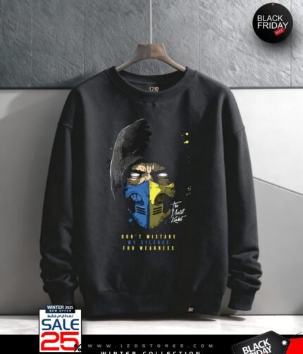 Mortal Black - Sweatshirt Round For Men IZO Store