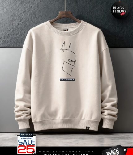 Stubborn Beige - Sweatshirt Round For Men IZO Store