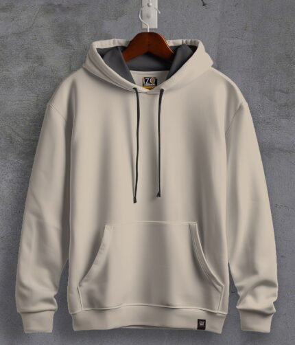 Hoodie Basic Sweatshirt - Beige | IZO Store