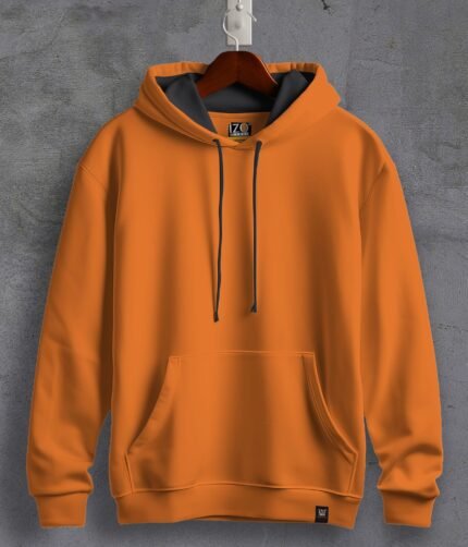 Hoodie Basic Sweatshirt - Orange | IZO Store
