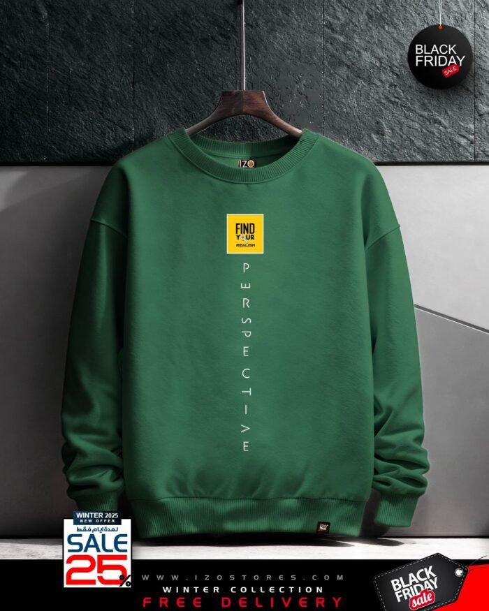 Find your Dark Green - Sweatshirt Round For Men IZO Store