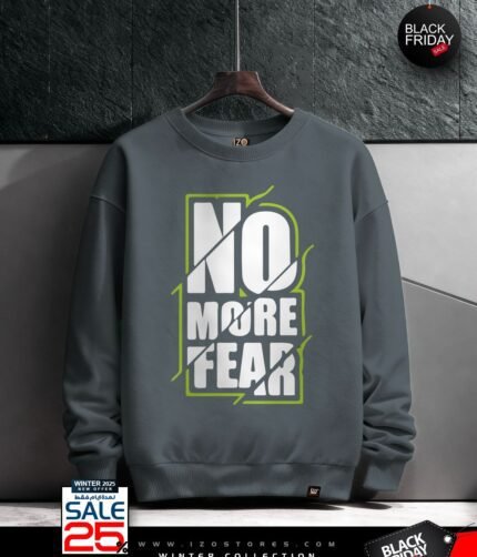 No more Dark Gray - Sweatshirt Round For Men IZO Store