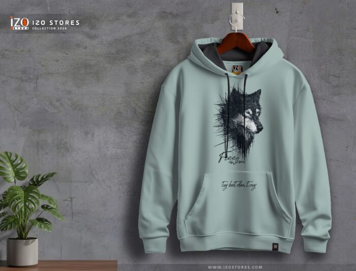 Wolf – Mint Hoodie