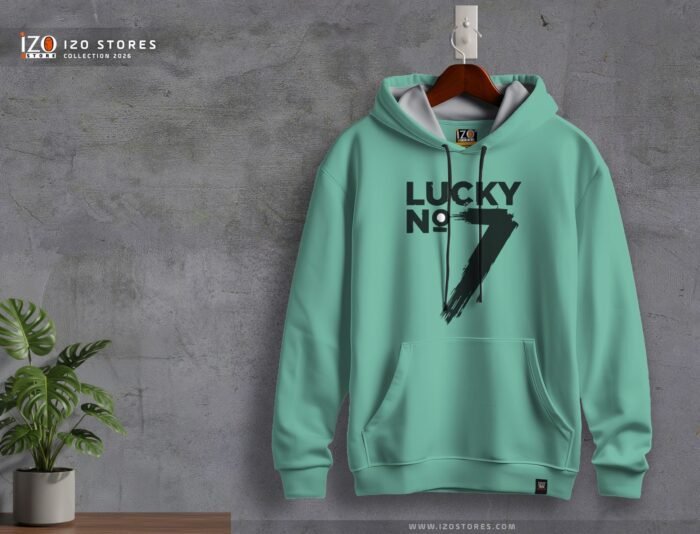 WhatsApp Image 2025-12-08 at 8.57.07 PM Lucky aqua green - Hoodie for Men | IZO Store