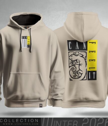 Feel it Beig - Hoodie for Men | IZO Store