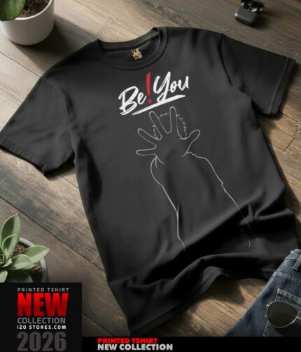 Be you - Black Tshirt | IZO Stores