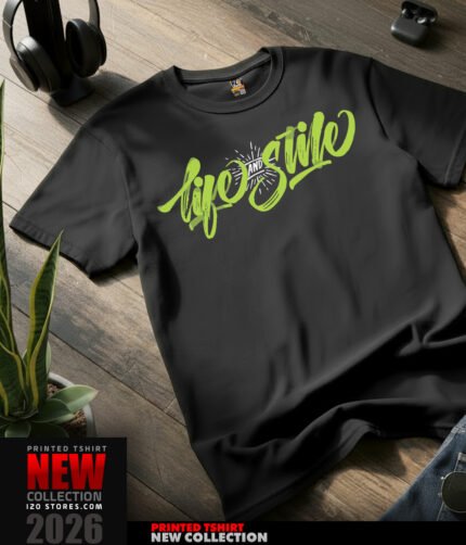 life style - Black Tshirt | IZO Stores