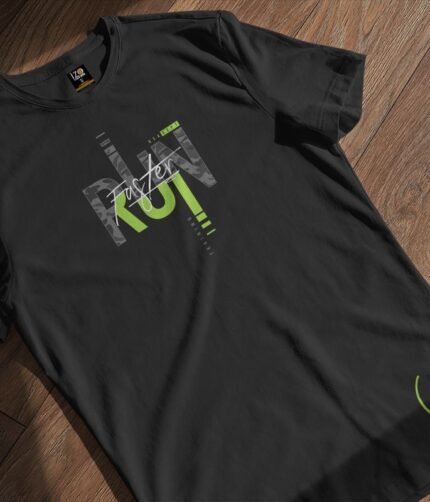 Run Arow - Black Tshirt | IZO