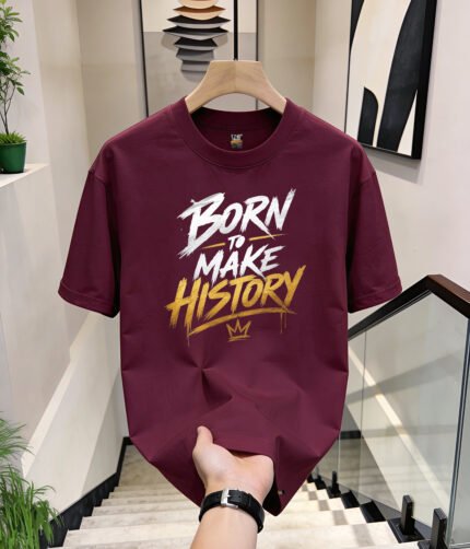 Make History Dark red - Over SizeTshirt | IZO Stores