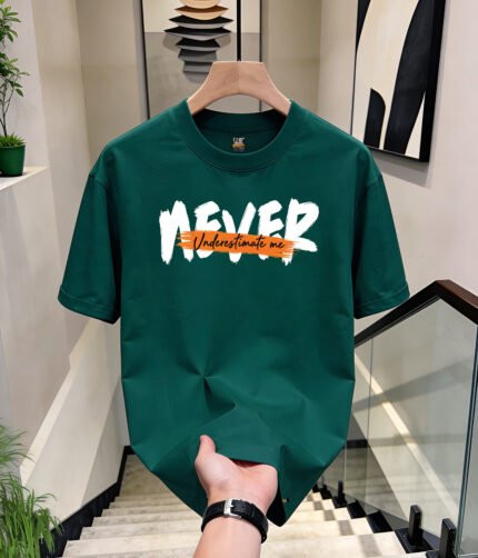 Never Me Dark green - Over Size Tshirt | IZO Stores