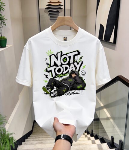 Not Today White - Over Size Tshirt | IZO Stores