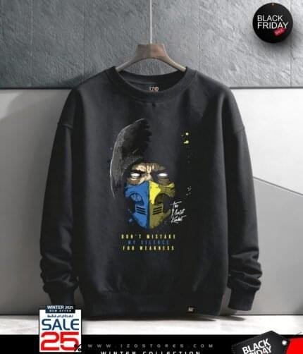 Mortal Black - Sweatshirt Round For Men IZO Store